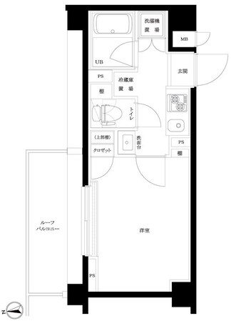 ルーブル東蒲田七番館の物件間取画像